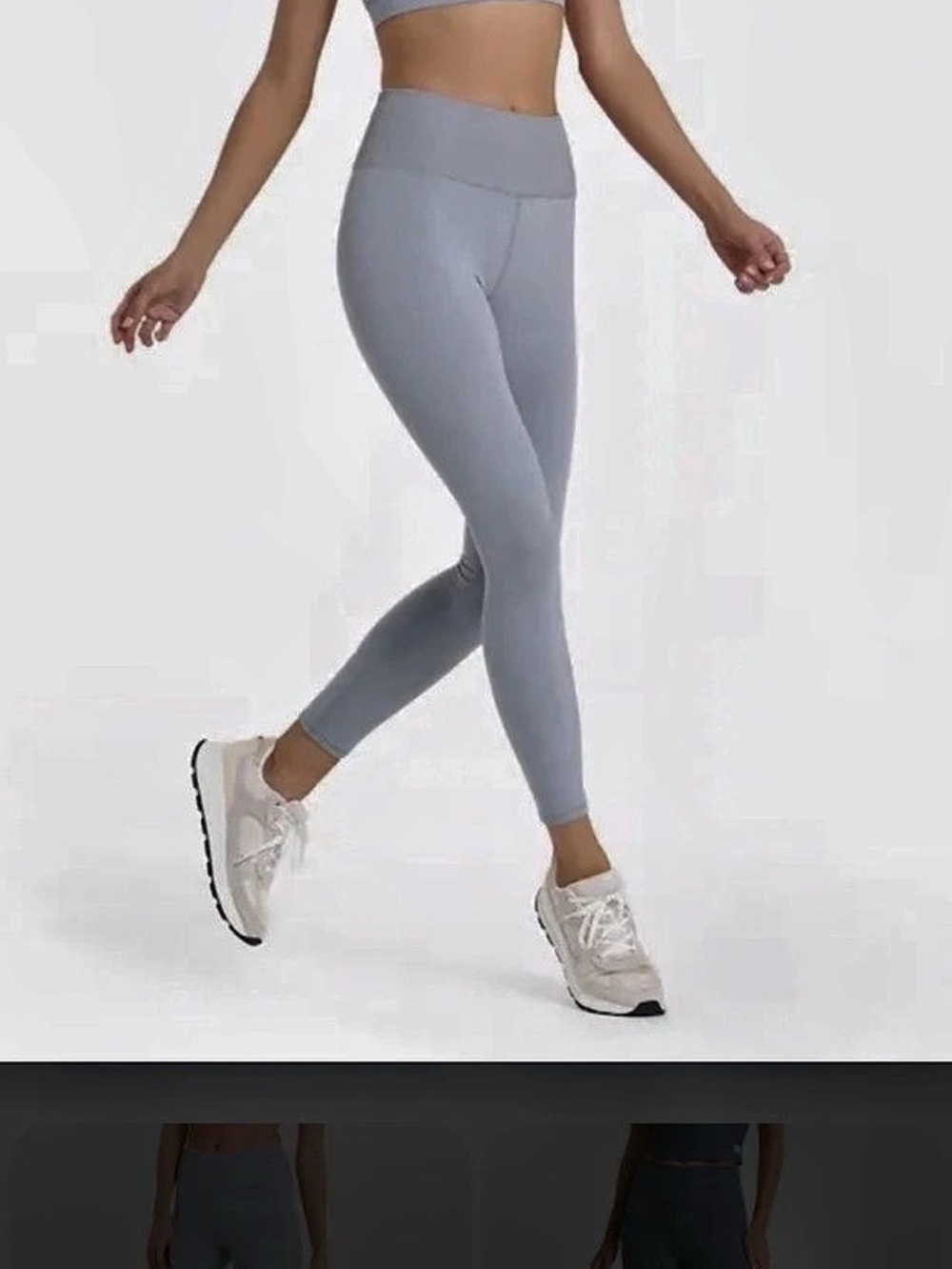 Vuori Rib Studio Legging Women's Rib Leggings in Blue 31 inches